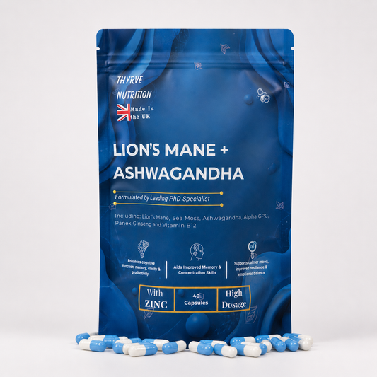 Lion’s Mane + Ashwagandha Blend — Focus & Calm Under Pressure
